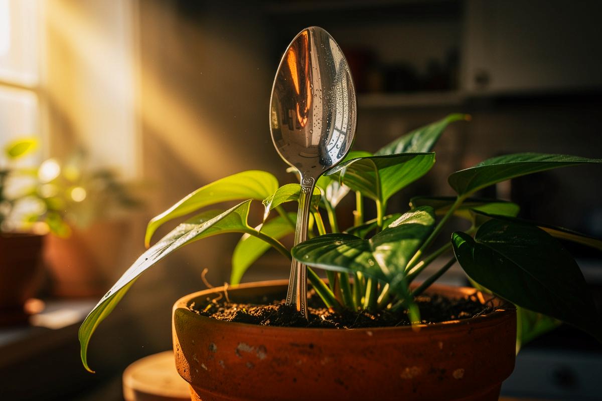 Immer mehr Leute stecken Löffel in ihre Blumentöpfe, ein Gärtner erklärt warum