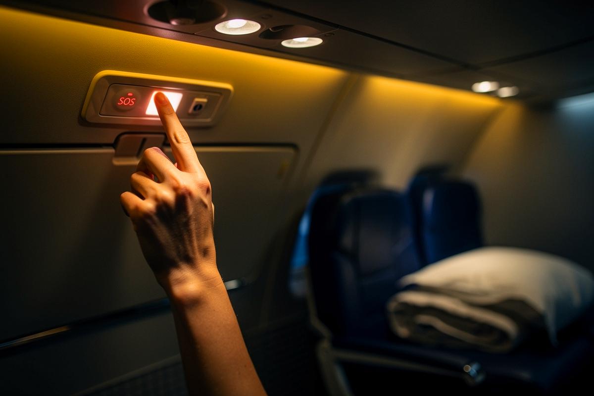 Warum immer mehr Menschen einen SOS-Knopf in Flugzeugen für einen erstaunlichen Vorteil drücken, erfahrene Reisende verraten